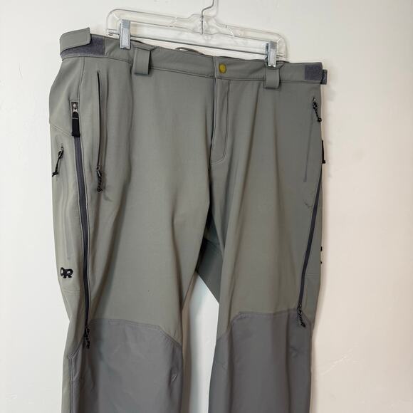 Outdoor Research Men's Pants Trailbreaker Shell Snow Mountain Trail Grey XXL - Picture 3 of 13